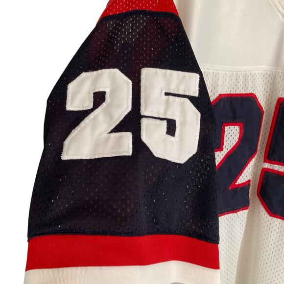 Y2K Eljay #25 Blue White Throwback NFL Jersey Sz 2XLT Oversize Football All Pro - Picture 10 of 15